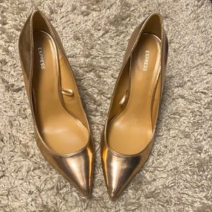 Express Rose Gold Heels